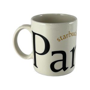 Vintage 2002 Starbucks Paris City Mug 16 Ounce Collectible Made In England EUC